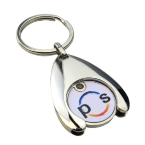 Logo Trolley Coin Keychain