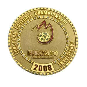 Gemstone Challenge Coin with Pouch
