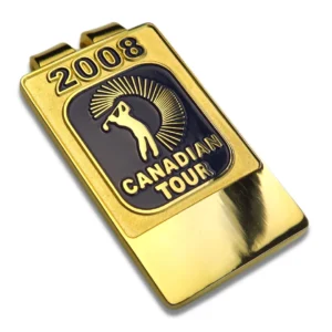 Logo Metal Wallet Money Clip
