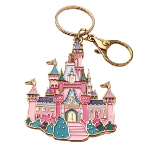 Luxury Castle Enamel Keychain