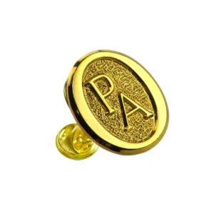 Die Struck Metal Logo Lapel Pin