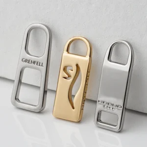 Customizable Metal Zipper Pulls for Bags