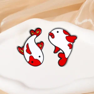 Enamel Fish Design Lapel Pins