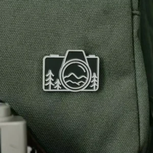 Metal Camera Shape Brooch Pin
