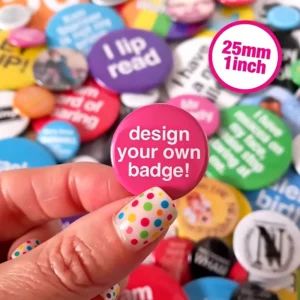 Customizable Metal Button Pins