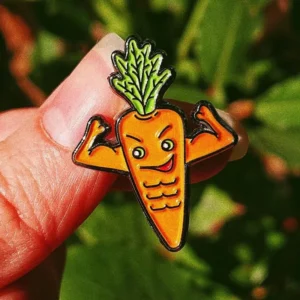Metal Vegetable Lapel Pins