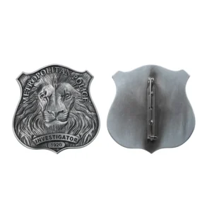 3d Metal Lion Pin Badge