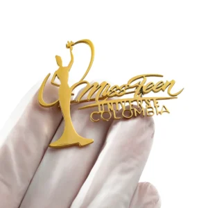 Customizable Gold-plated Brooch Pins