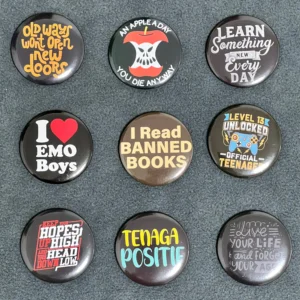 Customizable Metal Button Pins