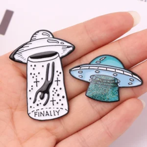 Ufo Metal Lapel Pins