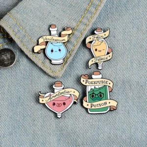 Shaped Metal Enamel Lapel Pins