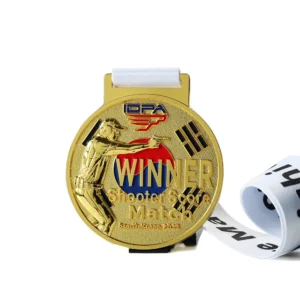 Customizable Gold Sports Medal