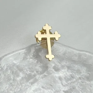 Customizable Gold Jesus Enamel Lapel Pin