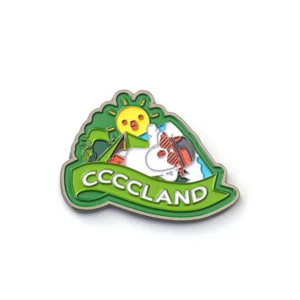 Cartoon Camping Fridge Magnet