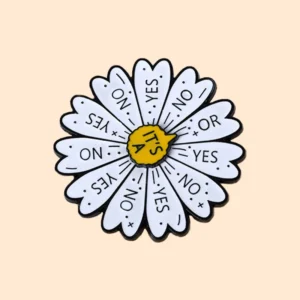 Enamel Cartoon Flower Lapel Pins
