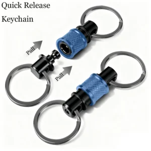 Fashion Mini Slim Aluminum Alloy Carabiner Keychain Holder