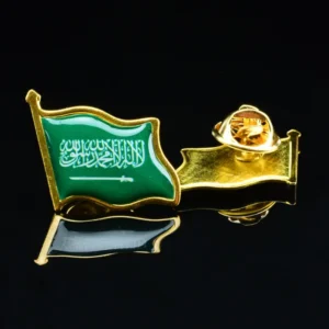 3d National Flag Enamel Pins