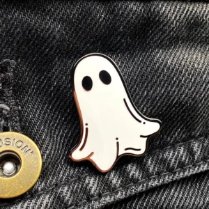 Enamel Cartoon Ghost Lapel Pins