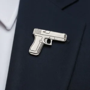 Customizable Metal Gun Lapel Pins
