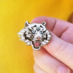 Tiger Metal Hat Pins