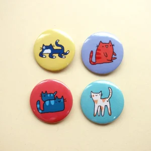 Animal Enamel Lapel Pins Set