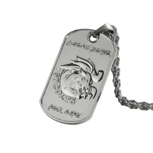 Embossed Metal Dog Tag