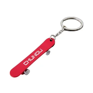 Personalized Multifunctional Mini Skateboard Aluminum Bottle Opener Keychains