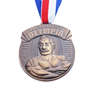 Customizable Sports Medals with Ribbon