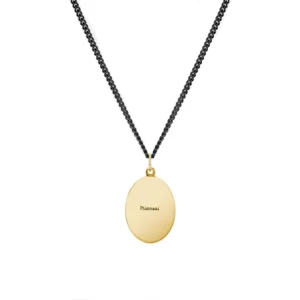 Customizable Gold Enamel Charm Pendants