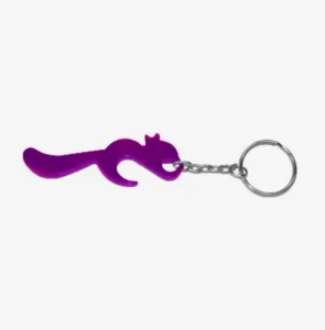 Custom Squirrel Shape Bottle Opener Keychain