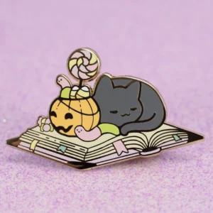 Enamel Cat Lapel Pin