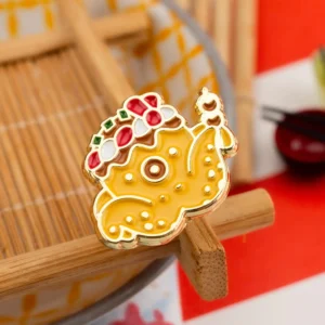 Octopus Enamel Metal Lapel Pin