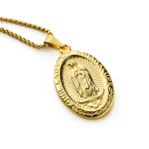18k Gold Plated Religious Necklace