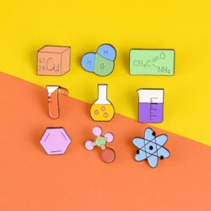 Scientific Enamel Lapel Pins