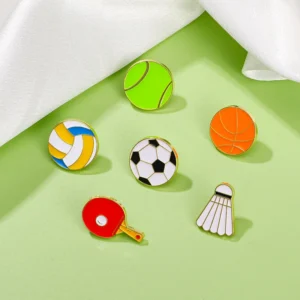 Metal Lapel Pins with Soft Enamel Finish