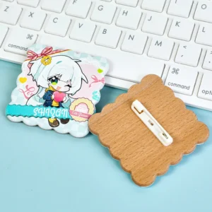 3d Beechwood Fridge Magnets