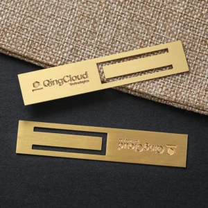 Gold-plated Metal Bookmark Clip