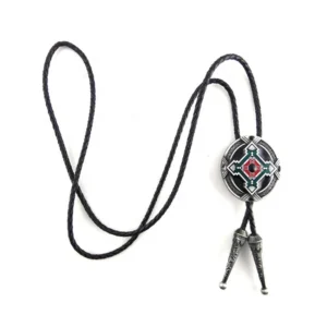 Customizable Metal Bolo Tie Necklace