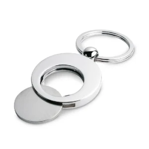 Customizable Metal Trolley Coin Keychain