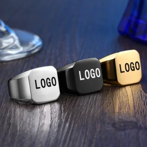 Personalized Stainless Steel Signet Ring