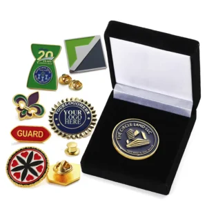 Gold-plated Enamel Lapel Pins