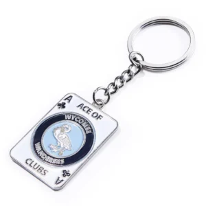 3d Metal Keychain with Enamel Design