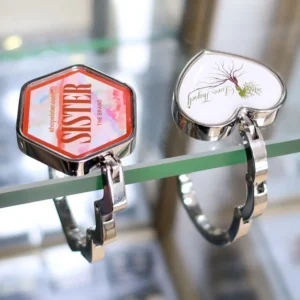 Crystal Folding Bag Hanger Hook
