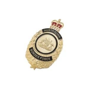 Gold-plated Bronze 3d Modern Badge Pins