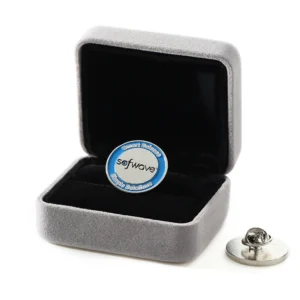 Silver-plated Metal Lapel Pins