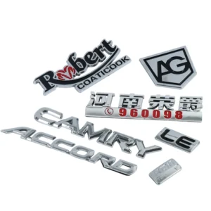 Chrome Car Emblem Badge